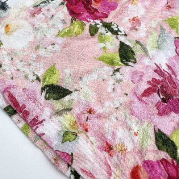 Posh Peanut Marlene Floral Flutter Sleeve Peplum Top - Picture 3 of 6